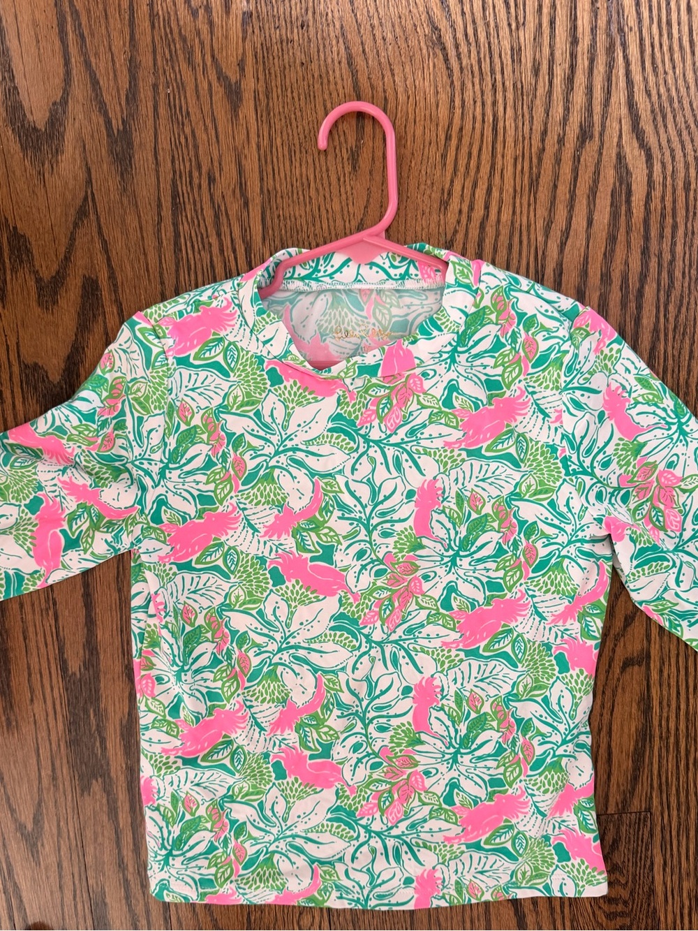 Lilly Pulitzer Pink & Mint Floral Top